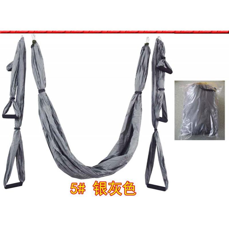 Aerial Yoga Hammock With Locking Carabiners Nylon Anti-Slip Suspension Strap Inversion Therapy Fitness Training