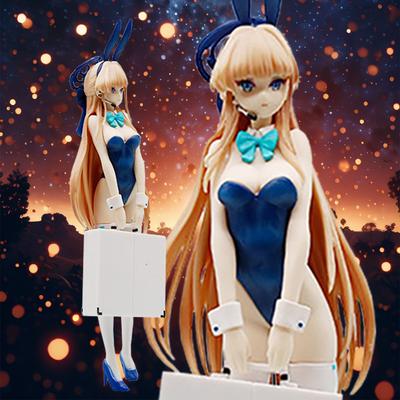 23cm Game Blue Archive Height Bunny Girl Gk Model Of Sexy And Beautiful Girl Decorative Collection Ornaments Toy Gifts