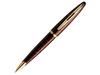 Waterman Carene Gift Box Includes a Medium Nib Gold Trim Ballpoint Pen - Amber Lacquer/Blue - Refill Ballpoint Pen