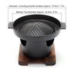 Mini BBQ Grill Stick Proof Smokeless Portable Tabletop Barbecue Grill For Camping Picnic Home HN