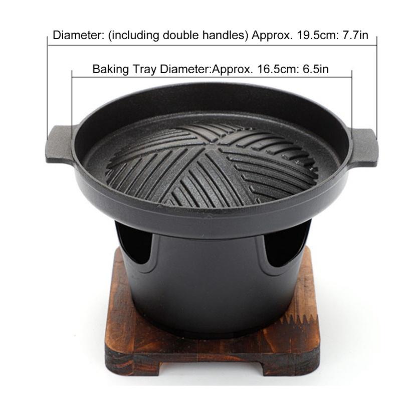 Mini BBQ Grill Stick Proof Smokeless Portable Tabletop Barbecue Grill For Camping Picnic Home HN