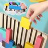 wooden tetris tetris puzzle wooden puzzle building block puzzle colorful 3d wooden unisex