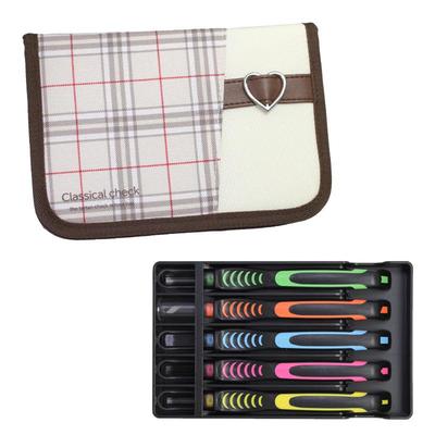 Carving Knife Set for Elementary School Classical with Safety All for People Girls, Check, Yoshiharu, Guard, Steel, Left-handed