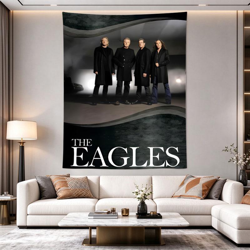 Die Eagles Band Schwarze Mäntel Düstere Gruppe Poster Kunst