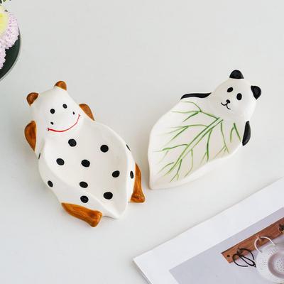 Hand-Painted Ceramic Soap Dish - Fun, Cute, Multi-functional, Glazed Ornament