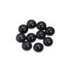 5-10 Stück Naturstein Cabochon Schwarzer Sandstein Rund Flachboden Cabochon Perlen Zur Schmuckherstellung DIY Ring Anhänger Zubehör
