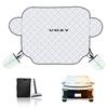Toyota Voxy 90 Series Windshield Cover Snow and Freeze Leaves and Bird Dropping Reflective Tape and Foldable for Easy Dedicated Vehicle Storage Bag