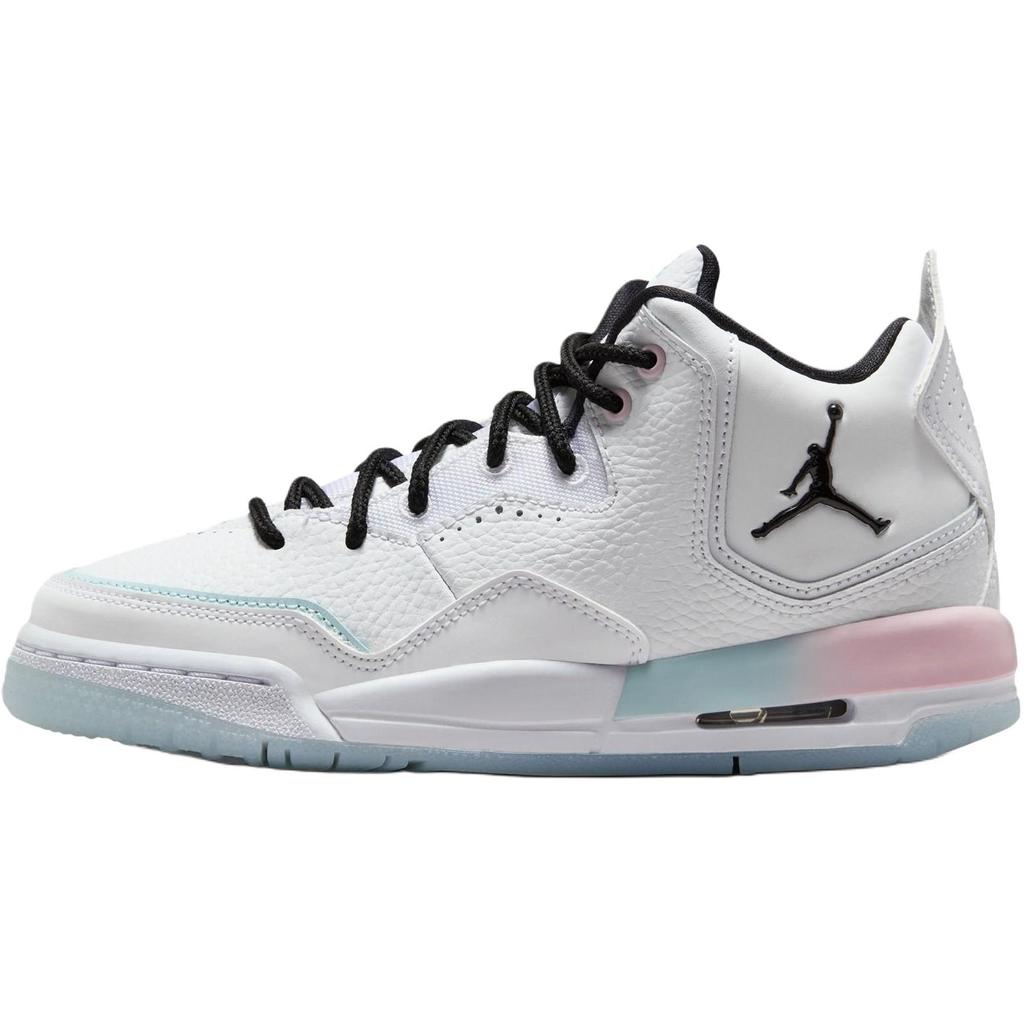 Jordan Courtside 23 Comfortable Soft Non-Slip Durable Low-Top Kids Casual Shoes Men Casual Shoes White IH0651-101