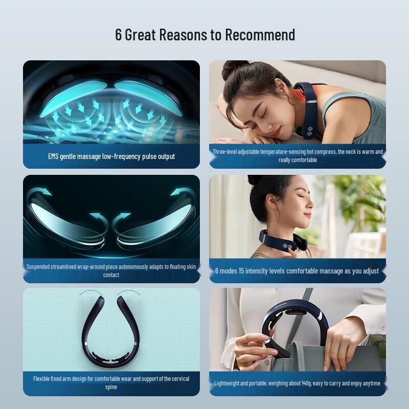 Philips Dual-Frequency Pulse Neck Massager CN plug (adapter included)