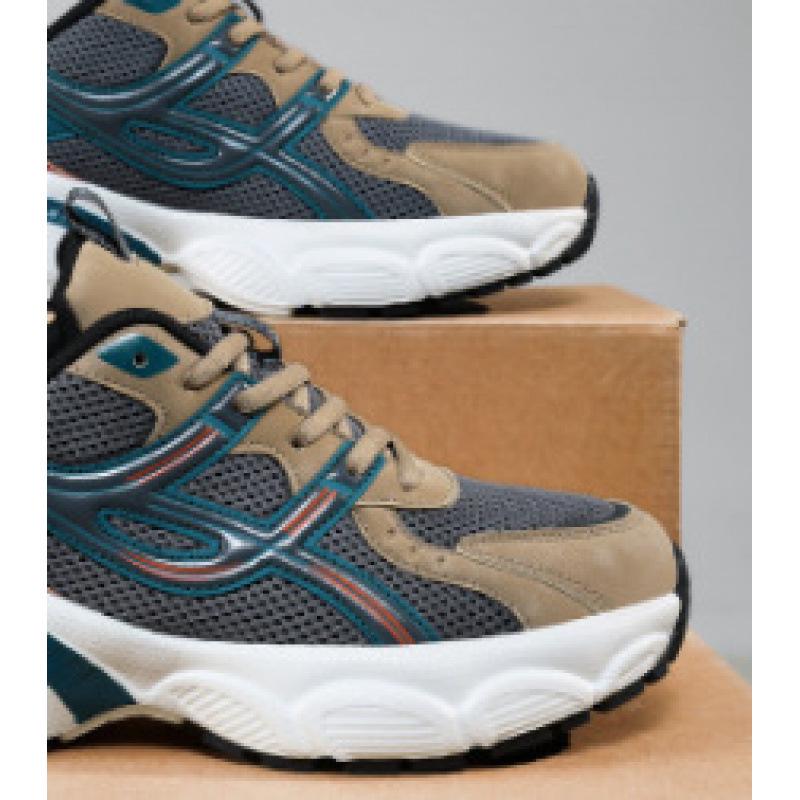 Unisex Thick-Soled Breathable Mesh Running Shoes for Spring/Summer 2025