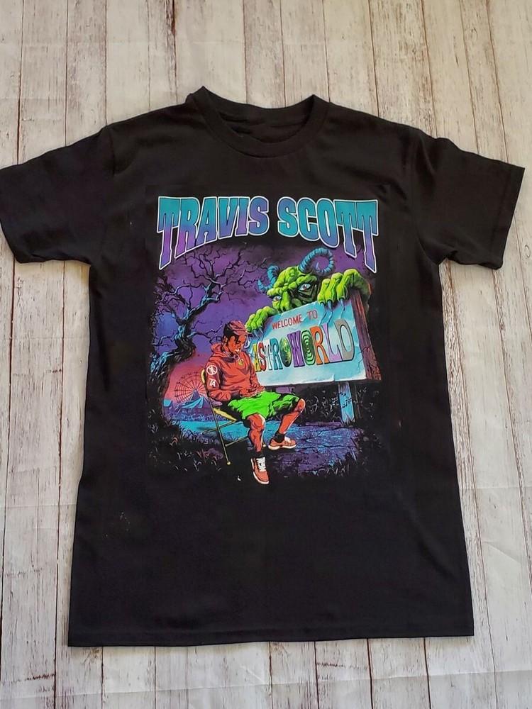 Новая популярная футболка унисекс Travis Scott Tour S-235XL S