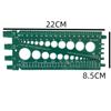 Plastic Thread Gauge Durable Checking Sizes for Nut Bolt Bolt and Nut Identifier Gauge  Toolbox
