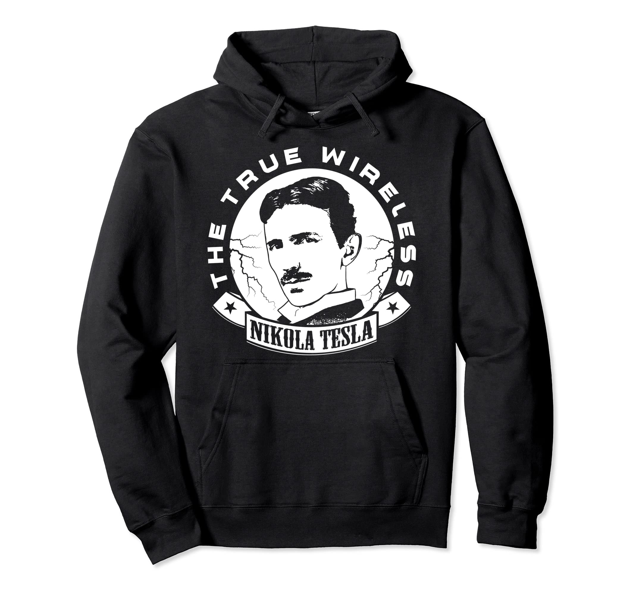 

Calvin Mira T-shirt Nikola Tesla The True Wireless hoodie