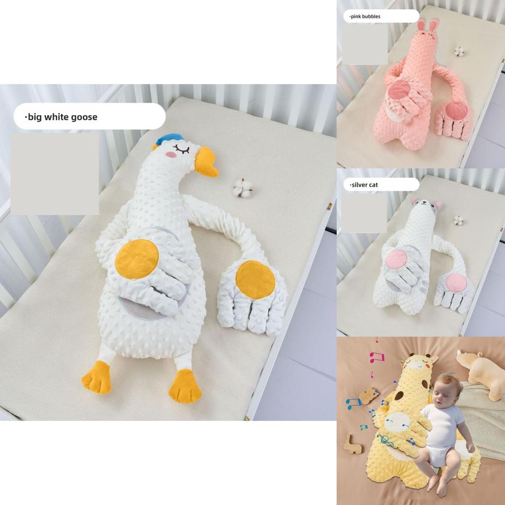 Kreskówkowy Zwierzęcy Dziecięcy Pluszowy Poduszka Z Funkcjami Poklepywania I Muzyki Do Odpoczynku Małych Dzieci