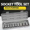 10Pcs Bicycle Motorcycle Car Repairing Tool Set 10 Pcs Socket Wrench Set