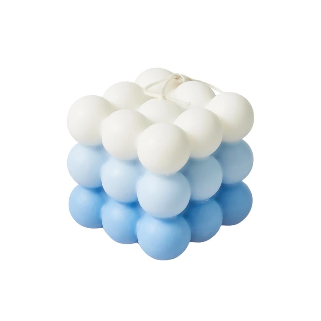 Lazzy House Small Bubble Cube Candle Soy Wax Aromatherapy Scented Candles Relaxing Birthday Gift Decorative Ornaments