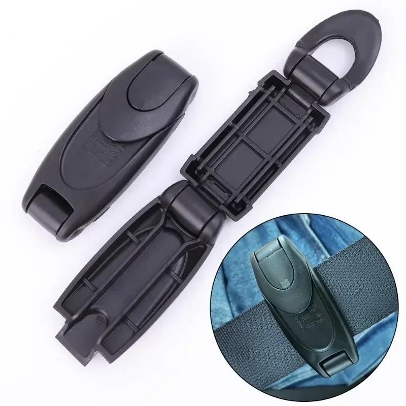 1/2pcs Car Seat Belt Clip Shoulder Neck Strap Adjustable Tensione Clip for Adults Kids Pregnant Women Seat Belt Adjuster Clamp