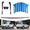 Porsche Cayenne (2018-2022) Mirror Bright Strip Tailgate Trim & Center Pillar