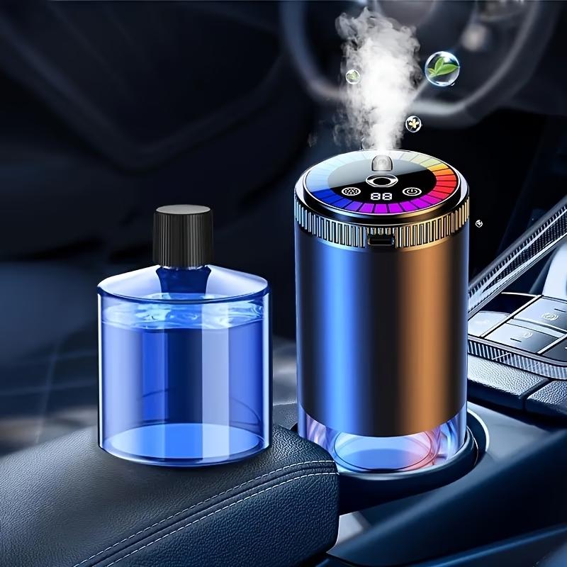 Intelligenter Auto-Duftspender mit Nebellichtern, Sternenhimmel-Dachprojektor, USB-Ätherischöl-Luftbefeuchter für Auto, Tragbarer Frischluftreiniger