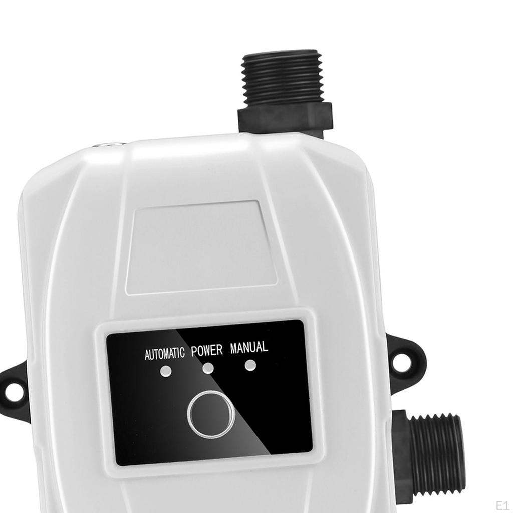 Water Pressure Booster Pump Pressurizing for Shower Heater Boost White