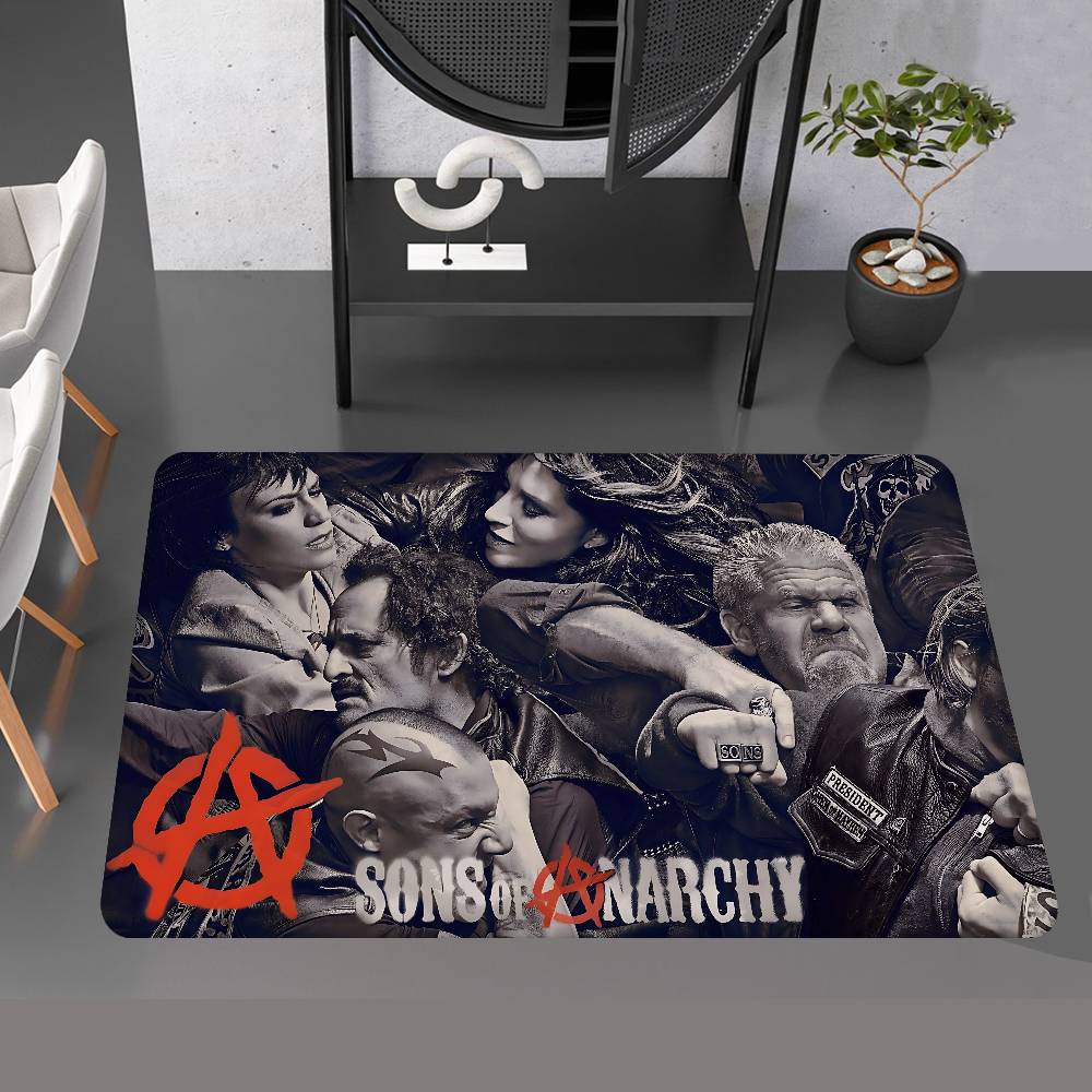 

Crime Sons Of Anarchy TV Entrance Door Mat Nordic Style Home Doormat Bathroom-Toilet Mats Bedroom Hotel Decor Mat 40x60cm