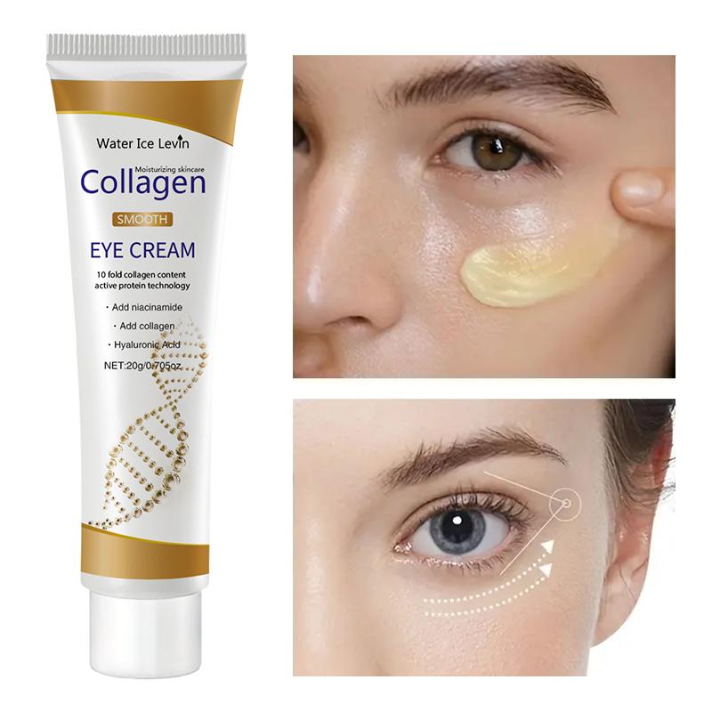 Crema Occhi al Collagene Anti-Età Idratante Rimuove Occhiaie Gonfiore Rassodante Levigante Cura Occhi Niacinamide Acido Ialuronico