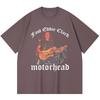 230 Gsm 100% Cotton Heavy Metal T-Shirt  Rock Band Popular Music Print Unisex Heavy Cotton T Shirt