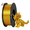 1.75mm PLA Filament Silk 3D Printer Filament, 1kg Spool for FDM Accessory Printers, Shiny Metallic DIY Ornaments and Models Printing Material