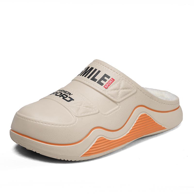 Varm vinter bomullssko dame varm pels hjemmetøfler EVA sklisikre plysj tøfler innendørs par tykk såle fottøy lysbilder