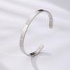 Titanium Steel Magnetic Bracelet Bangle for Men and Women, Copper Magnetic Bangle with Magnets, Adjustable Jewelry Gift