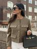 Women's European & American Fashion Casual Single-Breasted Jacket Coat, Autumn/Winter 2025, Style B88646