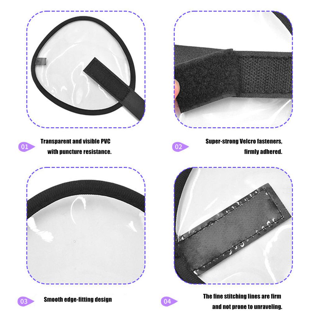 Fishing Bait Wraps Fishing Hook Cover Guard Portable Clear PVC Lure Wrap Bait Storage Protector Lures Shield Bait Glove