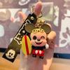 Disney Sweatshirt Mickey Minnie Keychain Cartoon Donald Duck Daisy Keyring Bag Pendant Decoration Accessories Gift