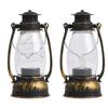 Luces parpadeantes de llama Linterna vintage Batería Linternas decorativas Para el hogar Exterior Noche Patio Jardín Tiendas de campaña Apagones Senderismo