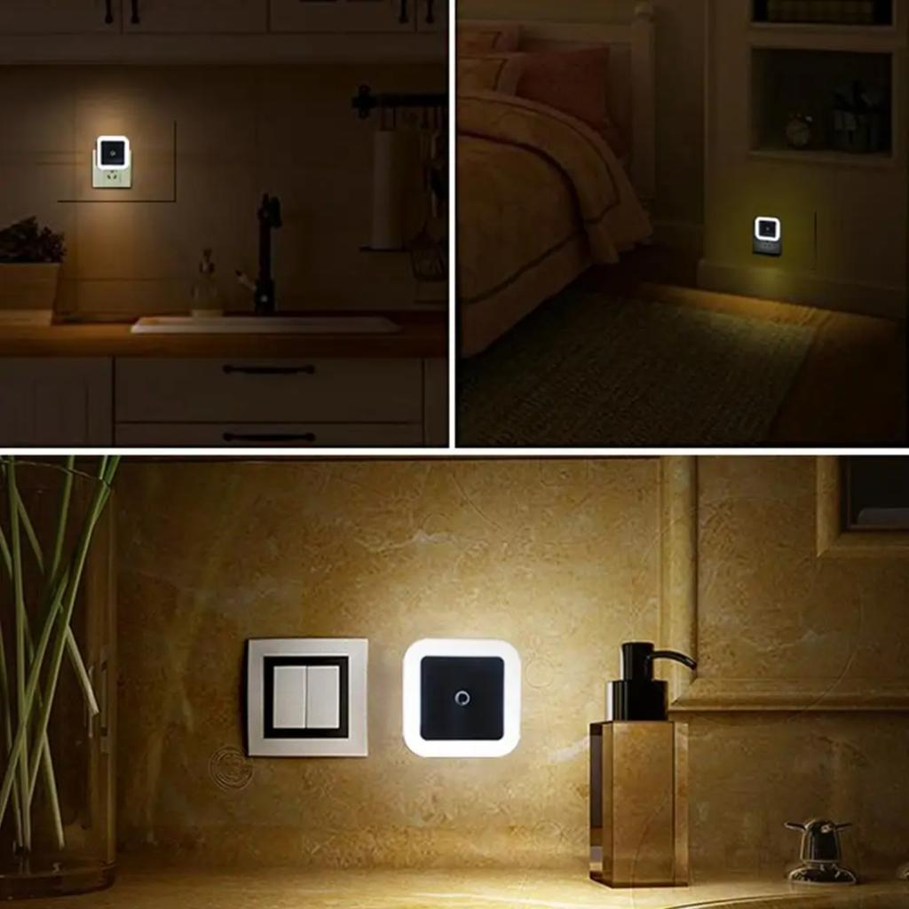 New LED Night Light Wireless Motion Sensor Light EU  Plug Nightlight Lamp  Children  Baby Living Room Bedroom Lighting