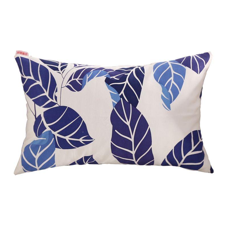 

Подушка-плед в скандинавском стиле, однотонная, простого цвета, с наполнителем, на диван, в машину, хлопковая подушка, ткань из чистого хлопка Blue Leaf 30x 45cm pillow case (without core)