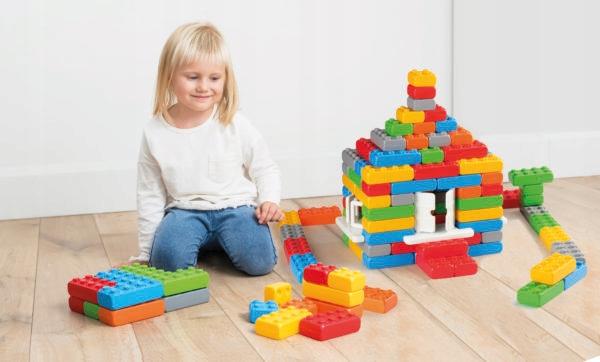 Marioinex Junior Bausteine 140 Stück. Fenster + Türen