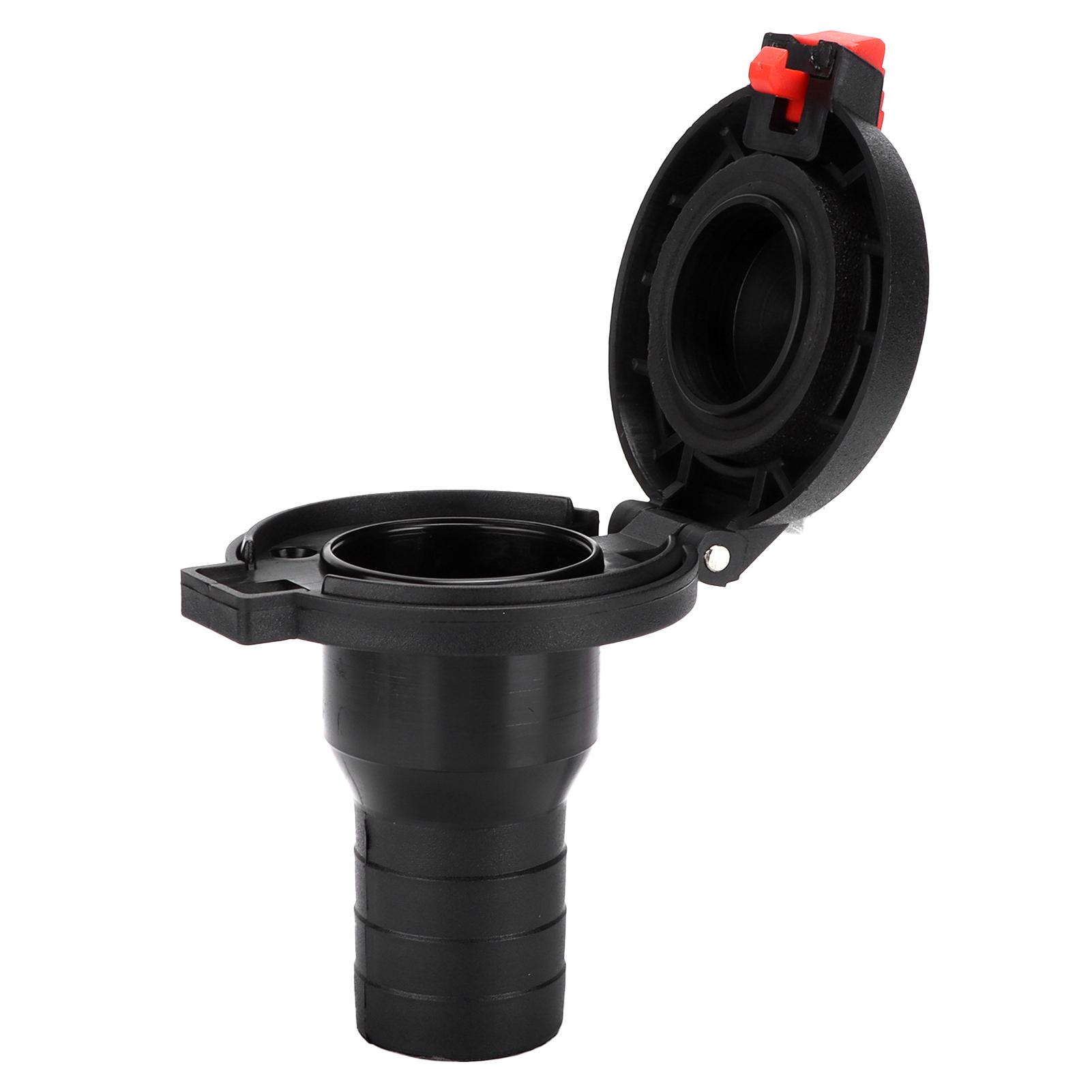 

11 2in Nylon Deck Filler Fuel Water Fill Inlet UVResistant with Latch for Marine Boat Yacht Caravans