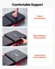 VEVOR 920mm 3-in-1 Folding Mechanic Creeper, Z-Creeper Garage Roller, 150kg Under Car Rolling Creeper with 6 Swivel Casters, Padded Headrest