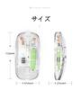 Wireless Mouse, Bluetooth2.4G, Transparent, Rechargeable, Quiet, Energy-Saving, Slim, 800-1200-1600 DPI Switching, Battery Level Display, Compatible