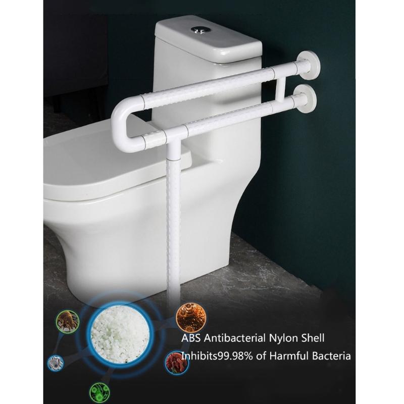 Nonslip Bathroom Handle Elderly Support Shower Rail Toilet Handrail Stainless Steels Grab Bar Easy Installation