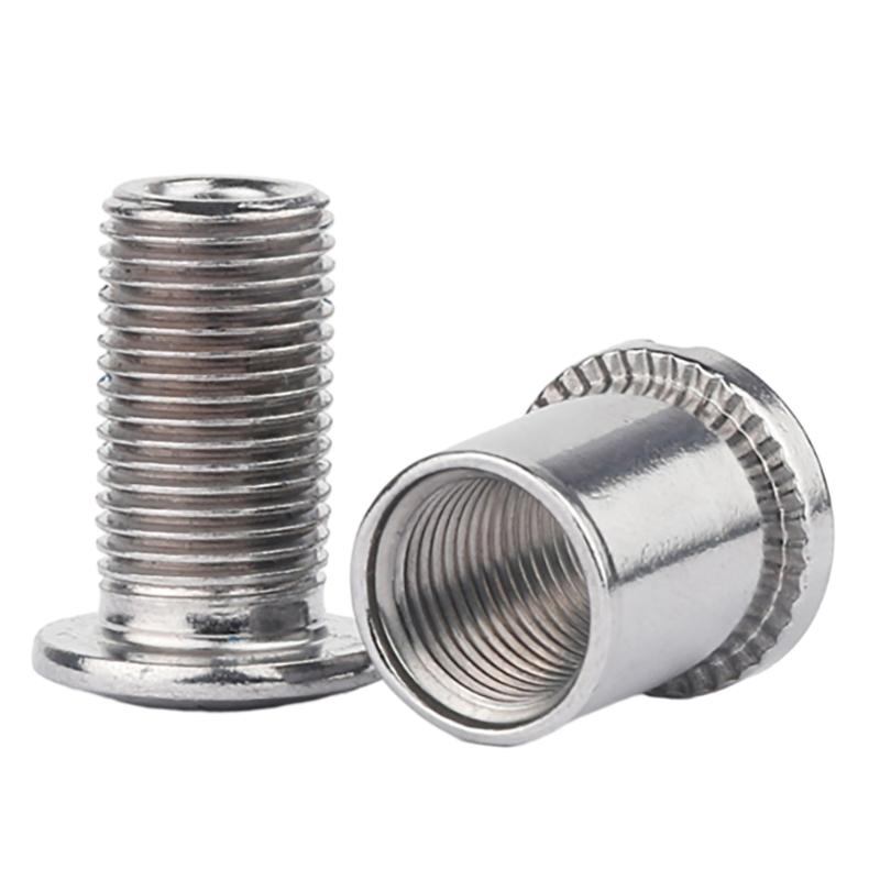 5Pcs Single Double Triple Bike Chainring Bolts Nut with Multiple Size Optional for Single, Double and Triple Chainrings