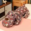 Cute Big Flower Dog Doll Plush Long Pillow Children Sleeping Doll Big Doll Birthday Gift