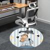 Curious George,Pajamas Chair mat Round Rug Office carpet, Machine Washable, Non slip, Suitable for Living Rooms, Bedrooms