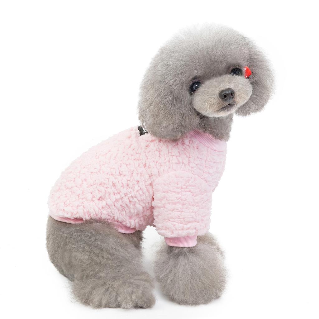 Pink Pet Dog Cat Hoodie Sweater Puppy Kitty Winter Thicken Cotton