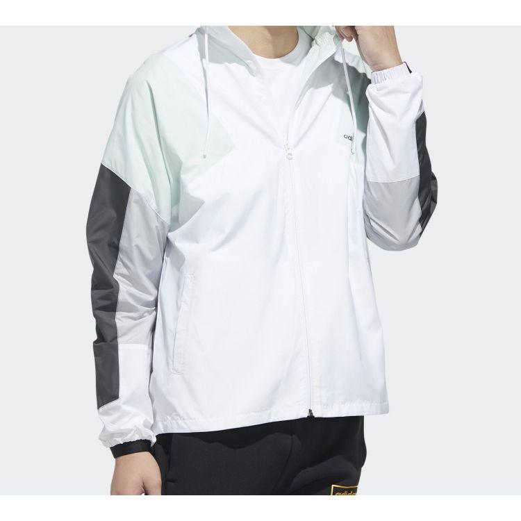 Adidas Neo M Fav Cb Wb Hooded Sports Jacket Men Jackets White GK5878