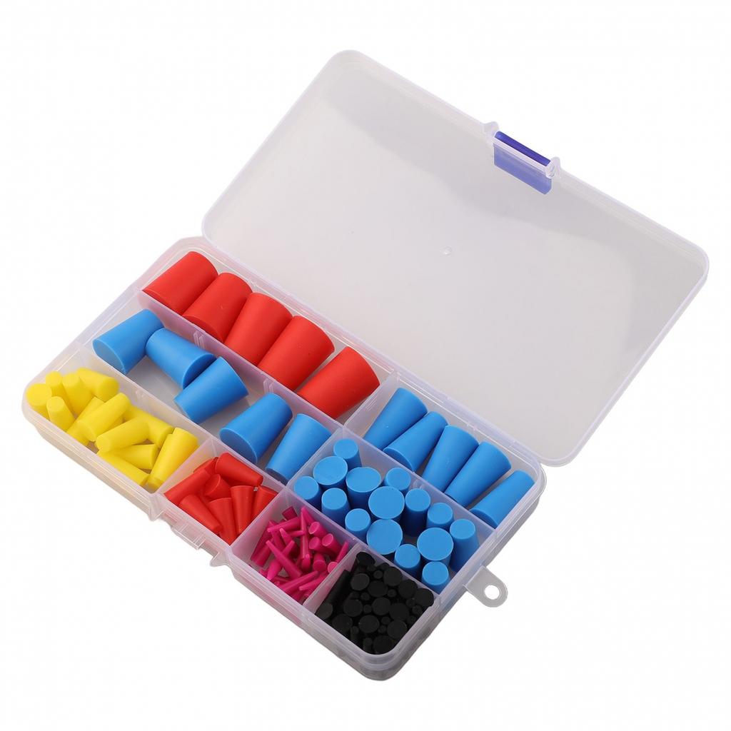Silicone Tapered Plugging Set 125PCS Suitable for Mechanical Use Cases