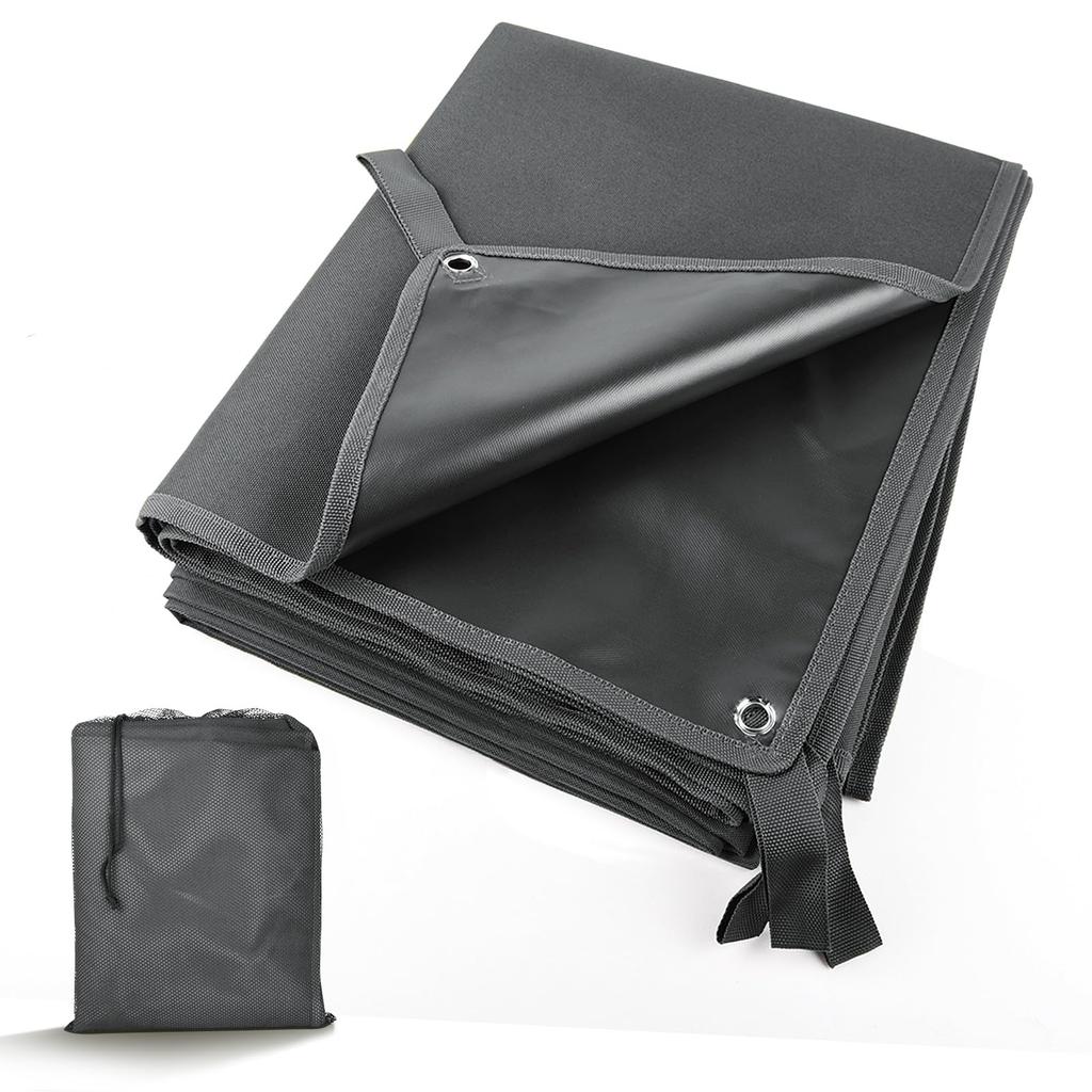 SOTCAR Ground Sheet Leisure Sheet Tent 200 X 150cm Waterproof Double Sided Water Repellent Thick 1000D Heavy Duty Wear Resistant Storage Bag Included