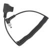 D‑TAP Plug To DC Port DC Monitor Supply Cable Plastic Black Spring Power Wire with Lock