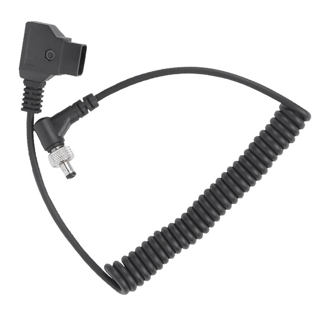 D‑TAP Plug To DC Port DC Monitor Supply Cable Plastic Black Spring Power Wire with Lock